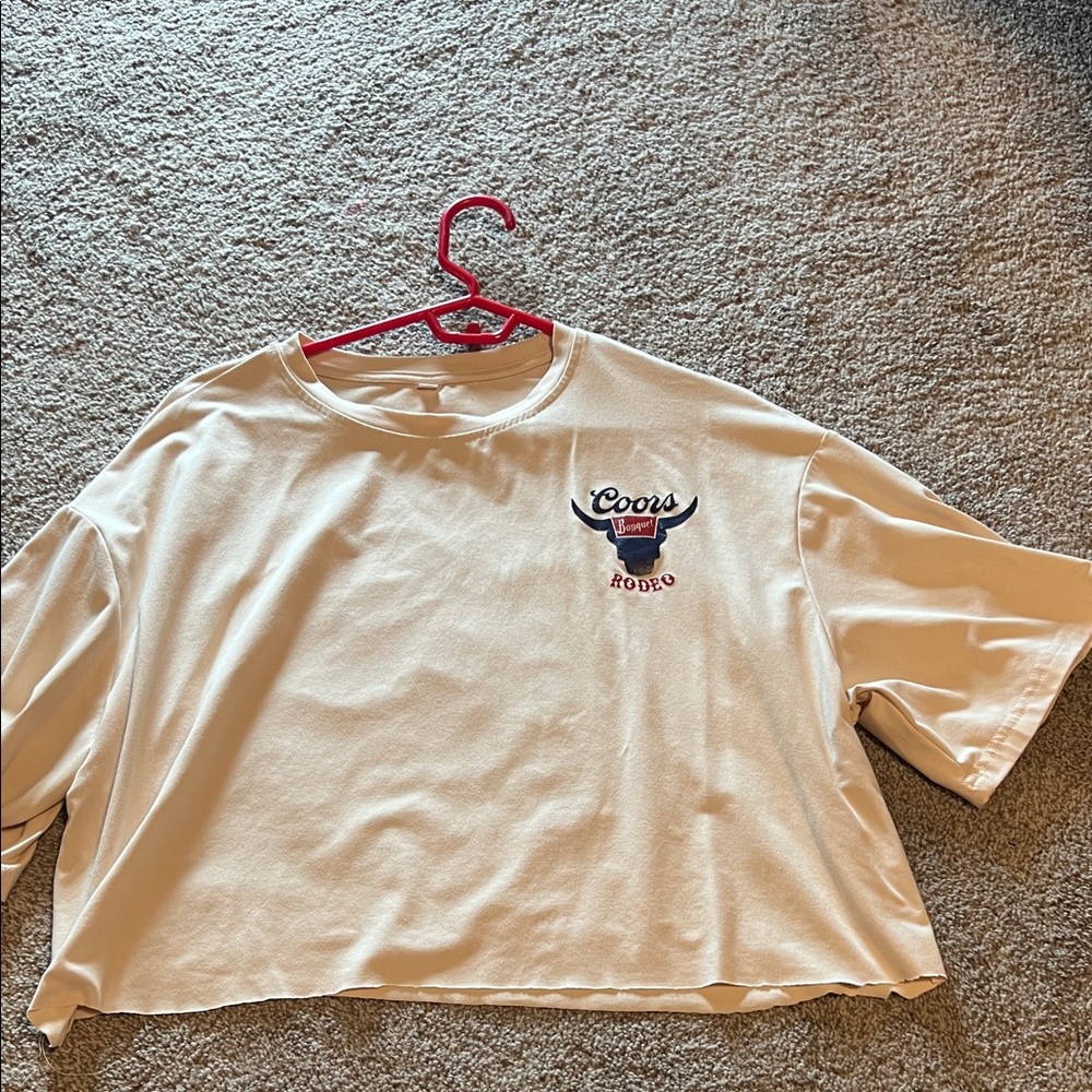 Women's Cream Short Sleeve Tee